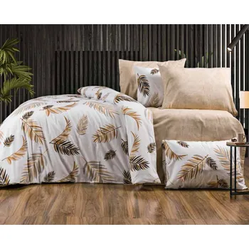 Povlečení Smolka Bavlněné povlečení 140x200 - Kapradí zlaté