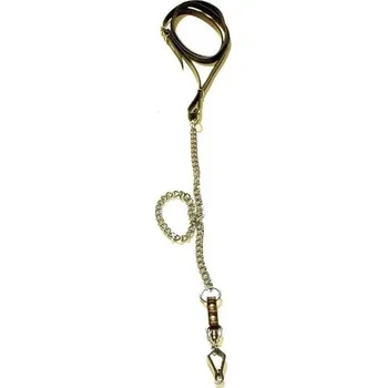 Vodítko pro psa Vypouštěcí vodítko řetízkové barva hnědá