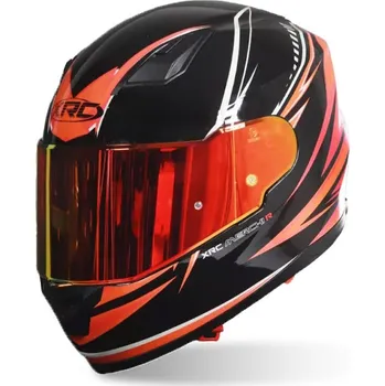 Helma na motorku Helma na moto XRC Merchi R black/orange/grey vel. 2XL