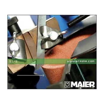 Brusný kotouč Texi MAIER brusný kotouč pro nože, určeno pro stroj 82-100, 90 [L], červený