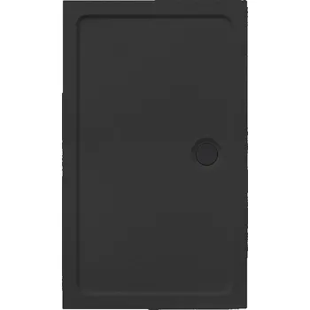 Sprchová vanička BPS-koupelny Obdélníková akrylátová sprchová vanička HYD-OSV-SILK 130x80 černá