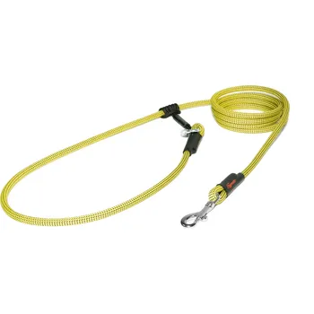 Vodítko pro psa Tamer Lanové vodítko EASYLONG | Mini | žluté s černým prošitím - 607 Délka: 2,5 m