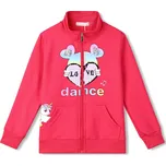 Dívčí mikina - KUGO WM0870, sytě růžová Barva: Růžová, Velikost: 98