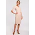 Dámské šaty Made of Emotion M455 béžové