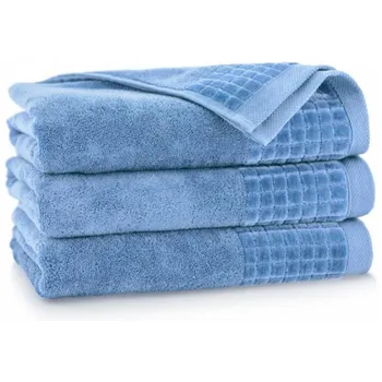 Ručník DARRÉ Egyptská bavlna ručníky a osuška Saveli - středně modrá Velikost: ručník 50 x 100