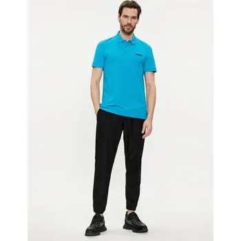 Pánské tričko Boss Polokošile Paule 50512789 Modrá Slim Fit L