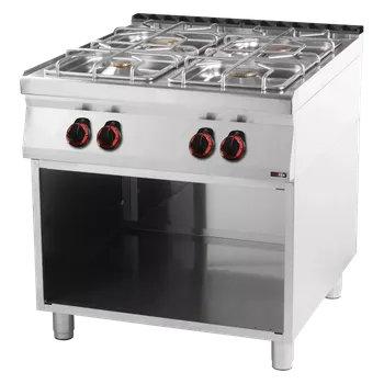 Sporák Sporák plynový 4x hořák s podestavbou | REDFOX - SP 90/80 G