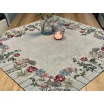 BYTEMA Gobelínový ubrus a šál FLORES TIME 140 x 240 cm