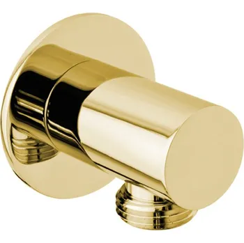 Sapho Vývod sprchy, kulatý, tenká krytka, zlato