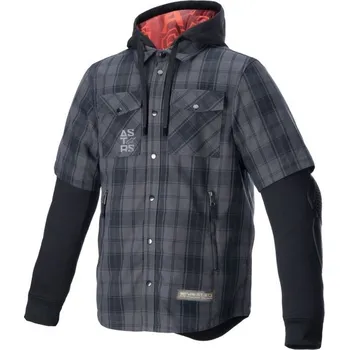 Moto bunda Košile MO.ST.EQ TARTAN ALPINESTARS grey 2024 Velikost: 4XL