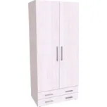 Skříň RIO 90 Varianta: Šatní tyč, Dekor: Modřín latte