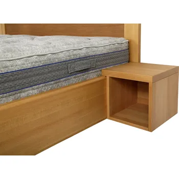 Noční stolek DPV Závěsná stolek NIKA Barva: Šedá, Rozměr: 35 x 35 cm