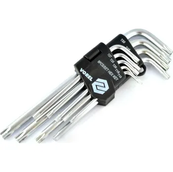 Šroubovák Sada klíčů TORX T10-T50 Vorel 56478 - 9 ks.