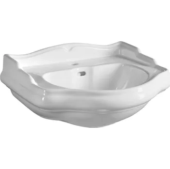 Umyvadlo Kerasan RETRO keramické umyvadlo 56x46,5cm, bílá
