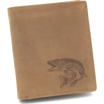 Peněženka Kožená peněženka TETRAO štika vysoká