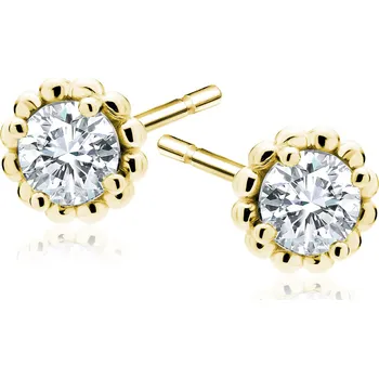 Náušnice Pozlacené náušnice MAZE 7 mm Ag 925/1000