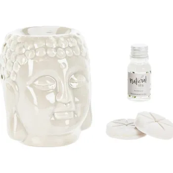 Aroma lampa HOMESTYLING Aroma lampa sada 4 ks SPA BUDDHA krémová KO-CC5062040krem