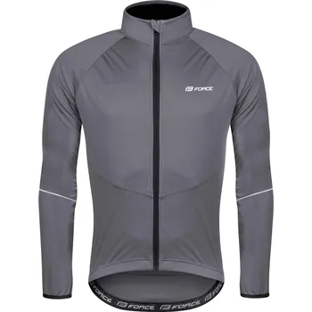 Cyklistická bunda bunda FORCE ARROW softshell, šedá Velikost: XXL + Výměna dárku do konce ledna 2026