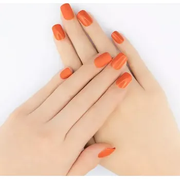 Přípravek na nehty Sada gelových umělých nehtů - 2 x 36 ks Oranžová