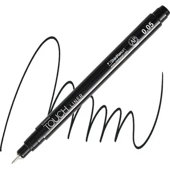 Technický liner TOUCH černý 0,05mm