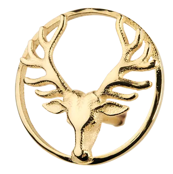 Náušnice Zlaté náušnice TETRAO jelen hlava