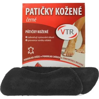 Vložka do bot Patičky do obuvi kožené černé | P598404