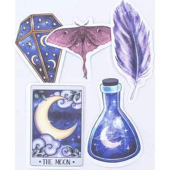 samolepka Milujeme Kameny Magie IV. - sada samolepek SAM6 401253