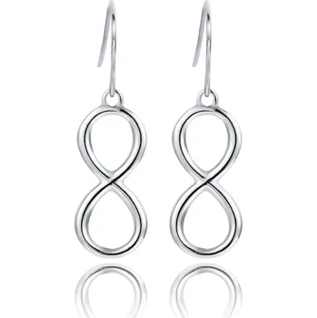 Módní doplněk Troli Elegantní ocelové náušnice Nekonečno VSE005SB-PET + 2 měsíce na vrácení zboží