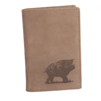 Peněženka Kožená dokladovka TETRAO divočák malá