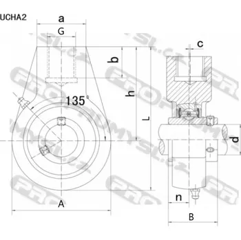 Nachi UCECH 205 ložisková jednotka