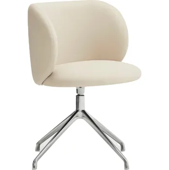 Béžová koženková konferenční židle Teulat Mogi II.