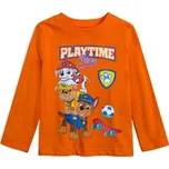 Chlapecké tričko PAW PATROL PLAYTIME oranžové Velikost: 128