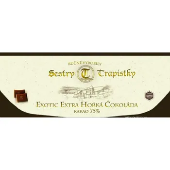 Čokoláda Čokoláda EXOTIC EXTRA HOŘKÁ 120 g (Čokoláda od sester Trapistek)