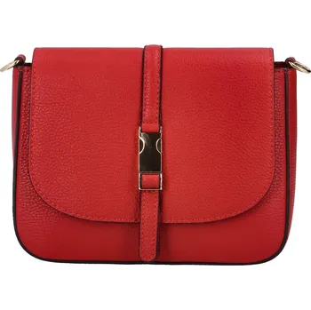 Dámská kožená crossbody kabelka červená - ItalY Neul červená
