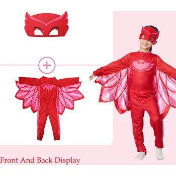 Karnevalový kostým Dětský kostým - řada PJ masks Barva: červená C, Velikost: S