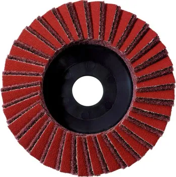 Brusný kotouč METABO 5 kombinovaný lamelový brusný talíř 125 mm, středně hrubý, „KLS“ z rounového materiálu a brusného kotouče 626416000