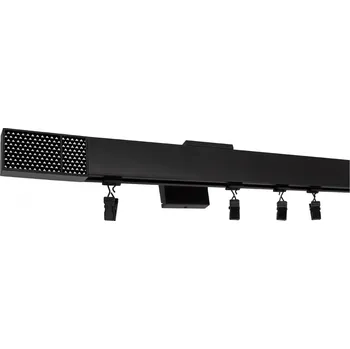 Garnýž Kovovégarnýže.cz Garnýže Quadrato palermo černá matná Varianta jednořadá nebo dvouřadá: Jednořadá, Délka: 301-350cm, Uchycení látky: jezdec s háčkem