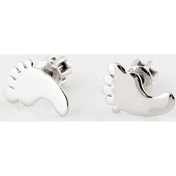 Náušnice Stříbrné náušnice nožičky STNAD085F