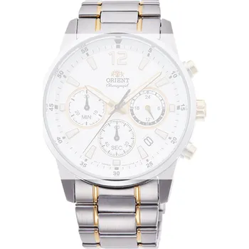 Řemínek na hodinky Ocelový náramek Orient UM007111Z0 22mm (pro model RA-KV00), bicolor