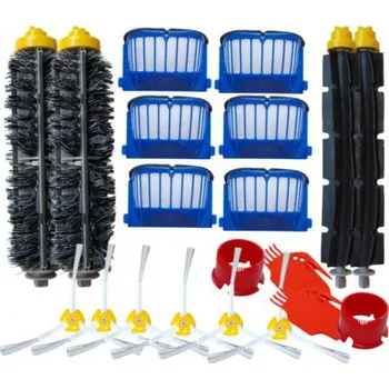 Sada příslušenství pro robotický vysavač HEPA filtry, kartáče a kartáčky pro pro iRobot Roomba 600 (22ks)