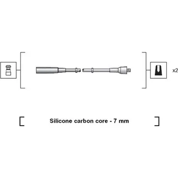 Zapalovací kabel Sada kabelů pro zapalování MAGNETI MARELLI 941318111205