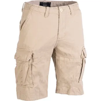 Pánské kraťasy MIL-TEC® Kraťasy VINTAGE bavlněné předeprané KHAKI velikost: 3XL