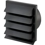 Naber K-Jal 150 DG - venkovní mřížka se zpětnou klapkou antracit potrubí Naber (FLOW)