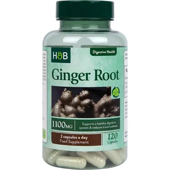 Holland & Barrett - Zázvorový kořen, 120 kapslí