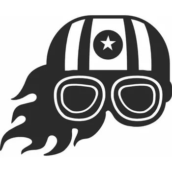 Obraz MOTORKÁŘSKÁ HELMA pískování obrázku (Pískování obrázku na sklo z naší nabídky)