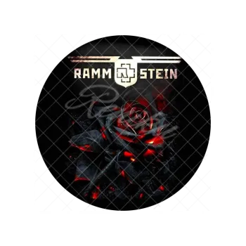 Jedlá dekorace na dort RAMMSTEIN růže, VARIANTA Jedlý papír 848