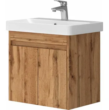 Koupelnový nábytek Lavedo Florida Wotan Oak 55 koupelnová skříňka s umyvadlem