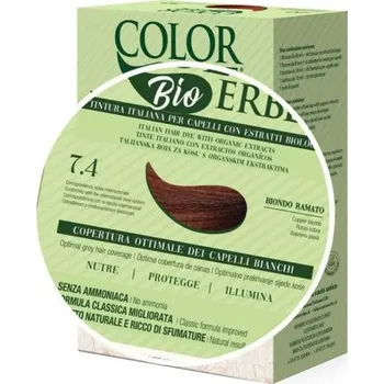 Barva na vlasy Color Erbe BIO Barva na vlasy Blond Měděná 7.4