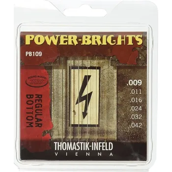 Struna pro kytaru a smyčcový nástroj Thomastik Infeld Thomastik struny E-kytaru Power Brights SeriesSada 009 PB109 7739