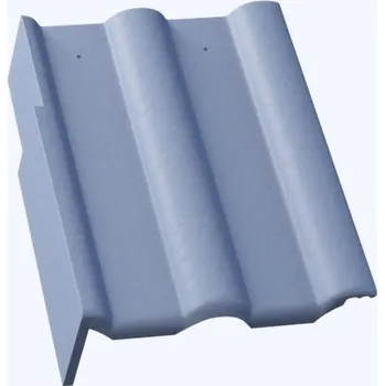 betonová krytina KMB BETA Elegant taška okrajová levá modrá